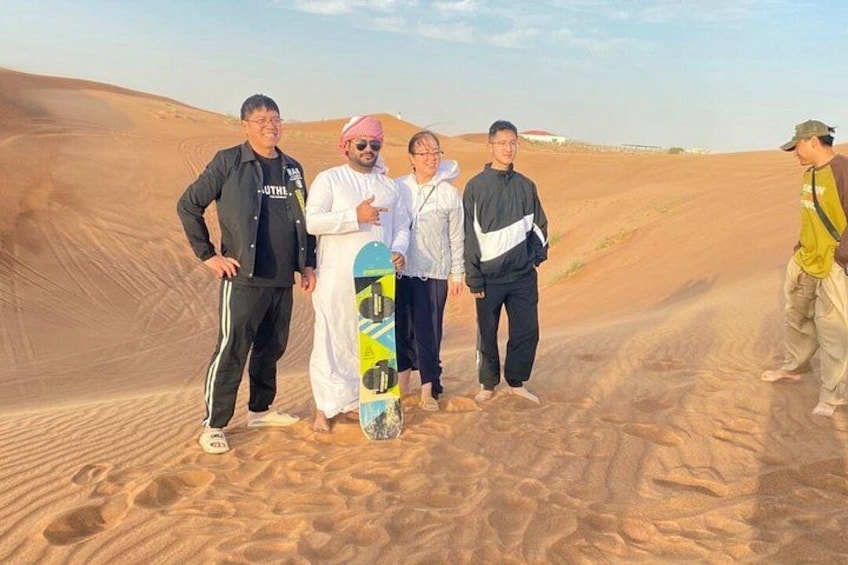 Dubai desert safari with BBQ dinner, camel ride & dune Bashing 5
