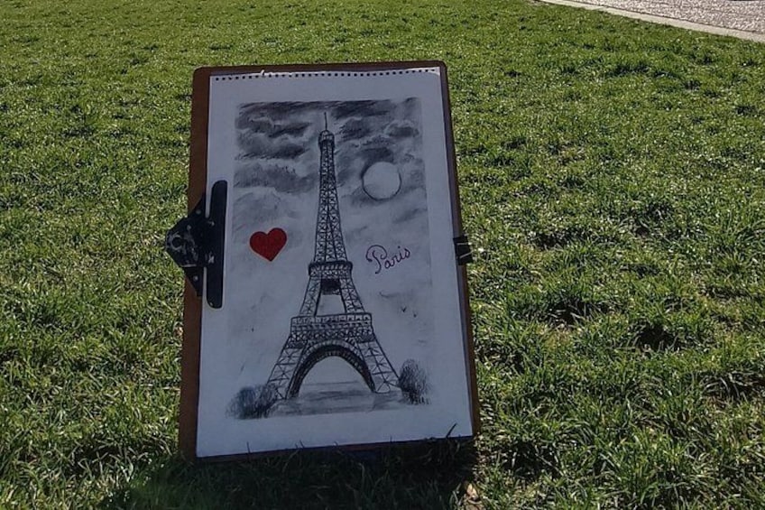 Eiffel Tower Drawing Workshop at the Eiffel Tower 2