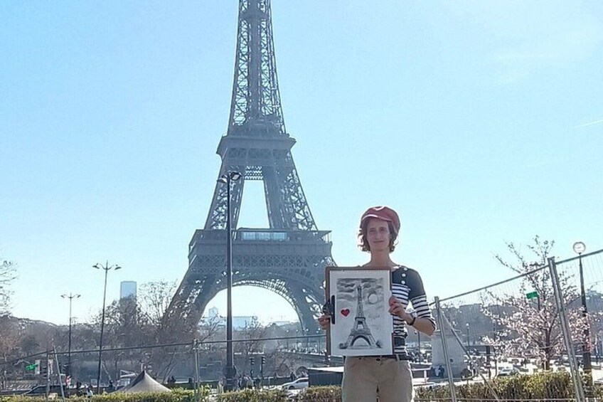 Eiffel Tower Drawing Workshop at the Eiffel Tower 3