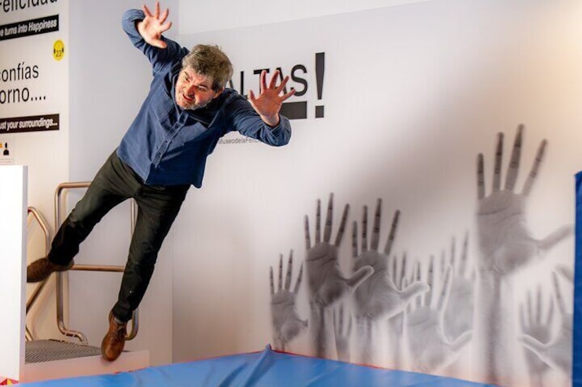 Museum of Happiness Madrid: Dare to let go of control and embrace confidence with this playful installation that challenges your limits in a fun and safe way. 1