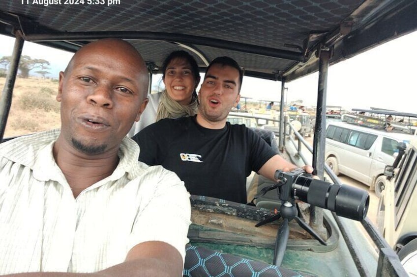 With super exited guests on the safari trail 1