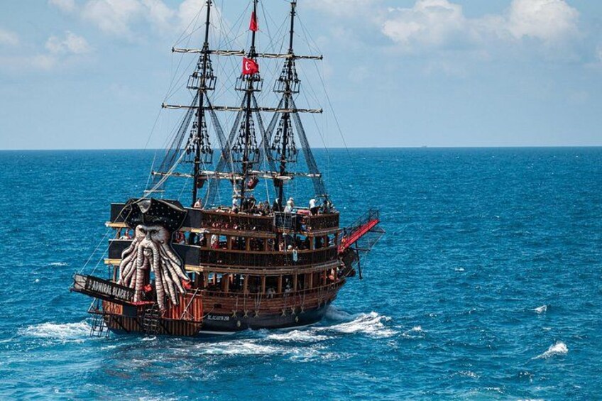 Antalya Lara Pirate Boat Day Trip with Lunch & Soft Drink 5