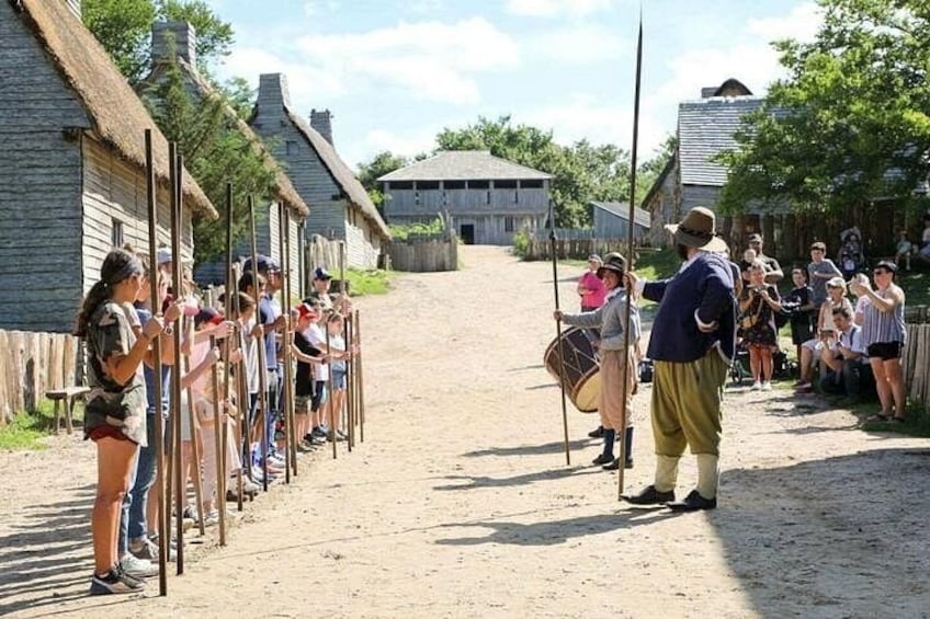 Tour to Plymouth including Plimoth Patuxet Museum and Mayflower 2