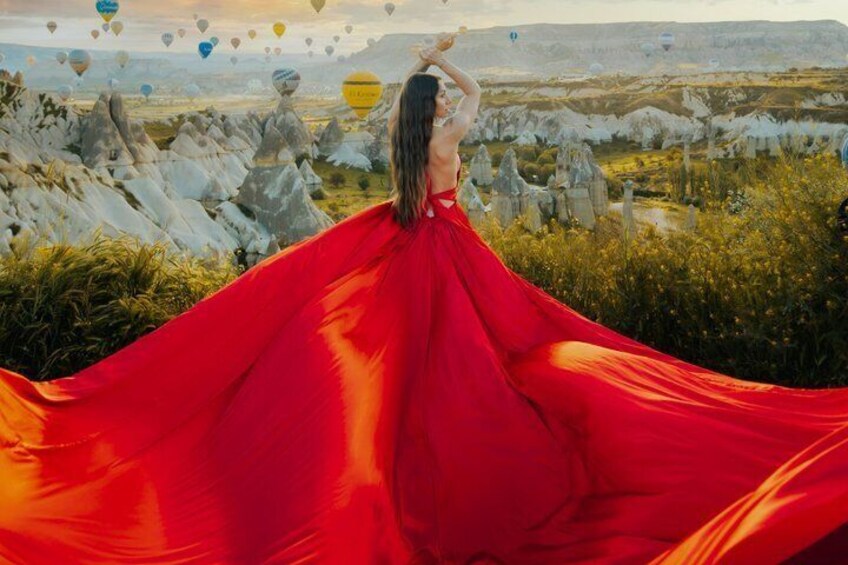 Cappadocia Photoshoot with Flying Dress & Reels 3