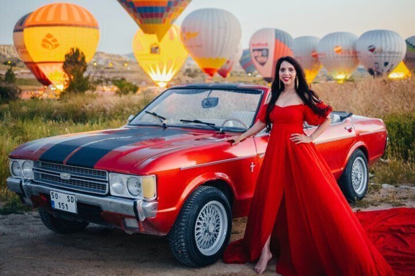 Professional Cappadocia Flying Dress Photoshoot with Reels 5