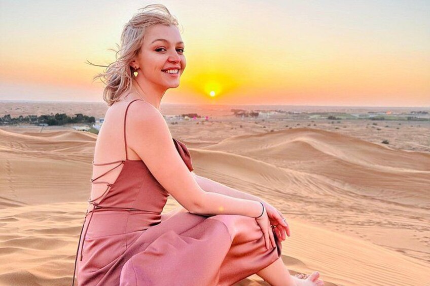 Premium Desert Safari ATV Camel Ride Sandboard with BBQ Dinner 1