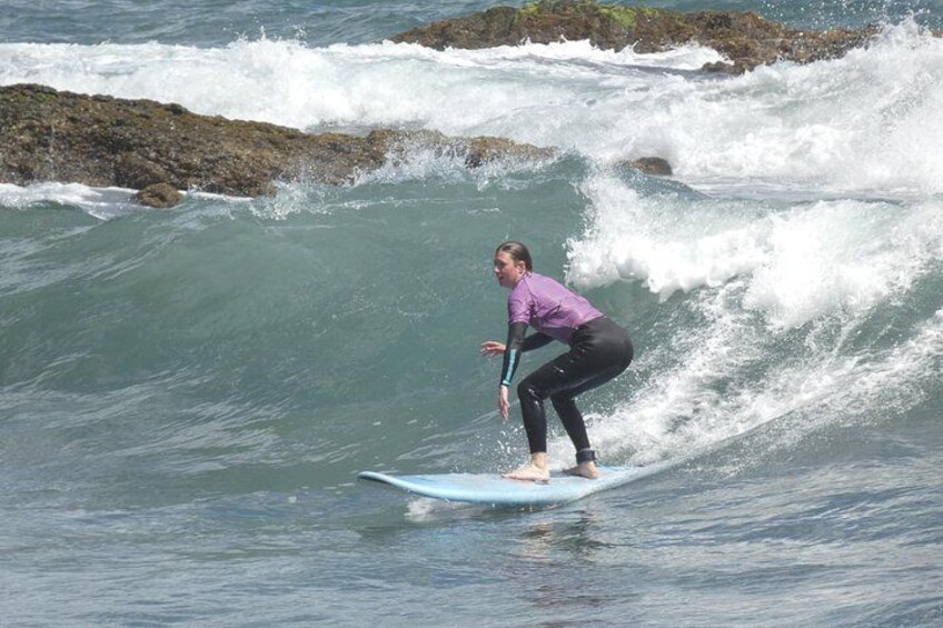 Over shoulder wave at Alagoa Beach 5