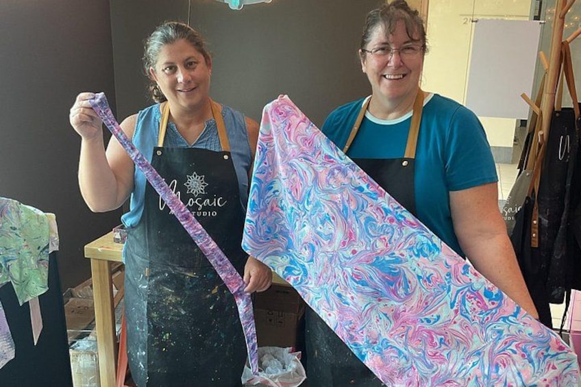 Water Marbling Workshop in Voorhees, NJ 5
