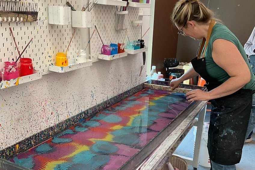 Water Marbling Workshop in Voorhees, NJ 3