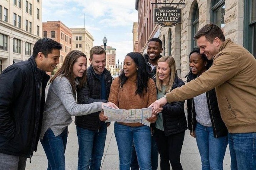 An Epic Scavenger Hunt : Adventures in Des Moines 1