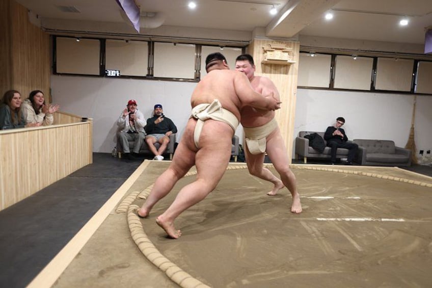 Tokyo Shinjuku Sumo Show & Experience with Photo 2