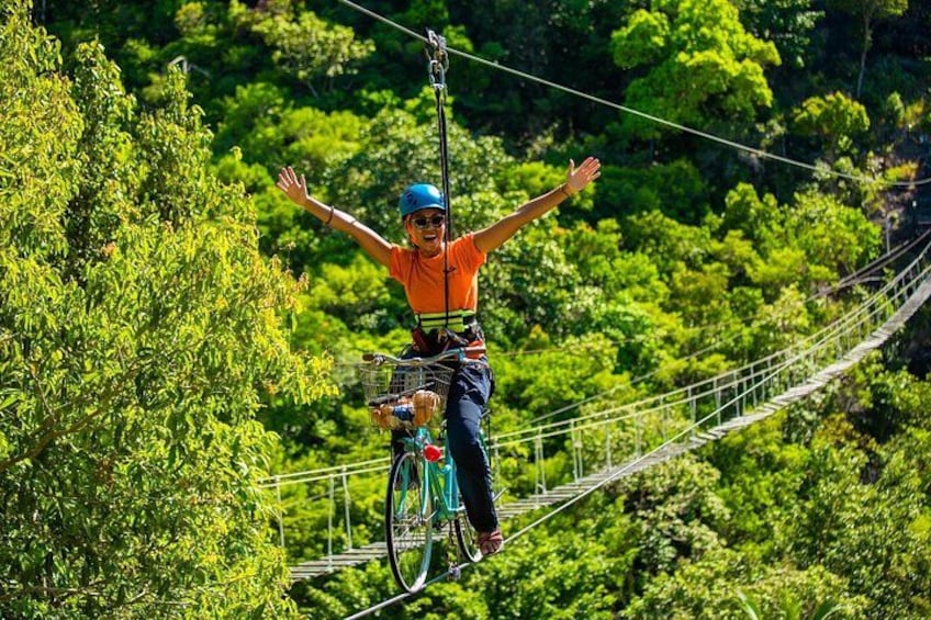 Koh Phangan Zipline Adventure with Wang Sai Waterfall View 1