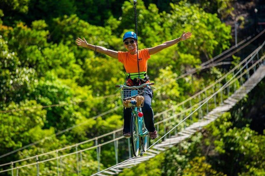 Koh Phangan Zipline Adventure with Wang Sai Waterfall View 4