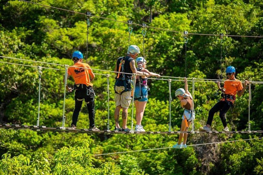 Koh Phangan Zipline Adventure with Wang Sai Waterfall View 3