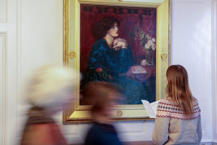 Vistors enjoying the Art in the White Room 2
