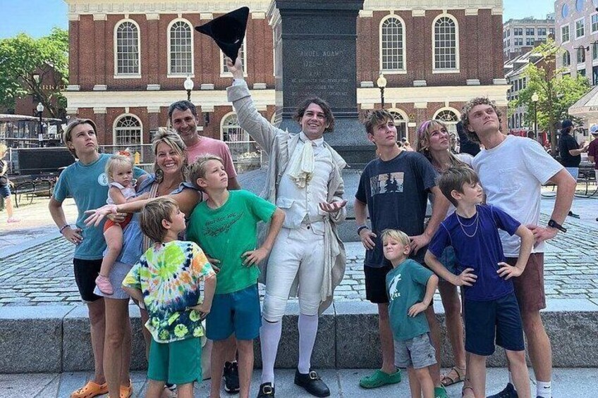 Standing tall like Samuel Adams 1