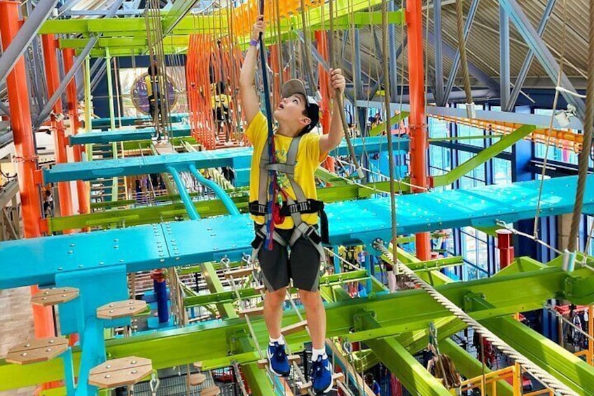 San Antonio Riverwalk Indoor high ropes course 2