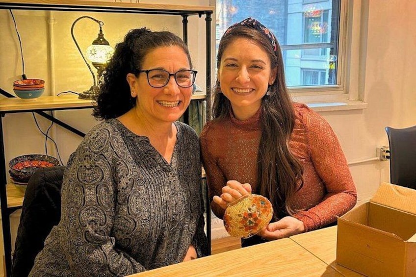 Mosaic Lamp Workshop in Brighton, MA 3
