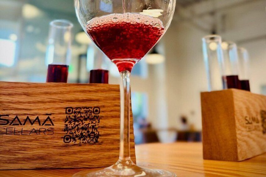 Wine Tasting at Samā Cellars a Boutique Washington Winery 3