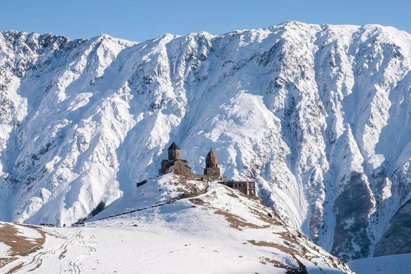 Kazbegi Day Trip Ananuri Fortress Scenic Views and Gergeti Church 3