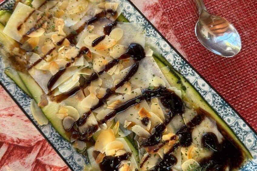 Carpaccio of zucchini 2