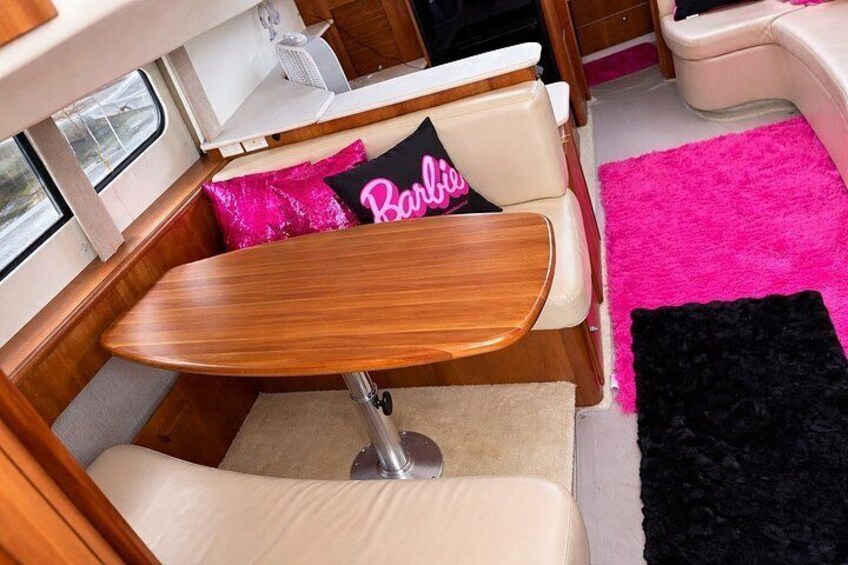 Barbie Pink Miami Yacht Rental 2 Free Jet skis Private Boat 2