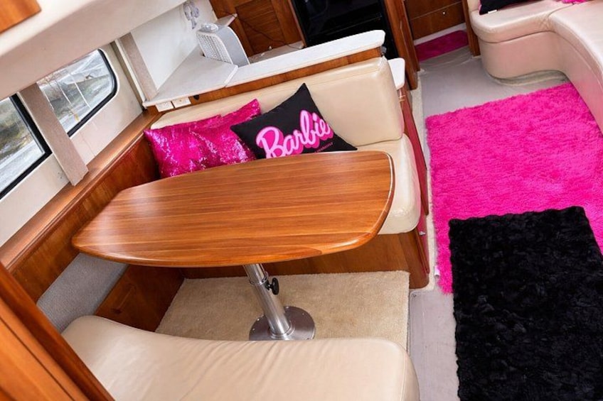Barbie Pink Miami Yacht Rental 2 Free Jet skis Private Boat 2