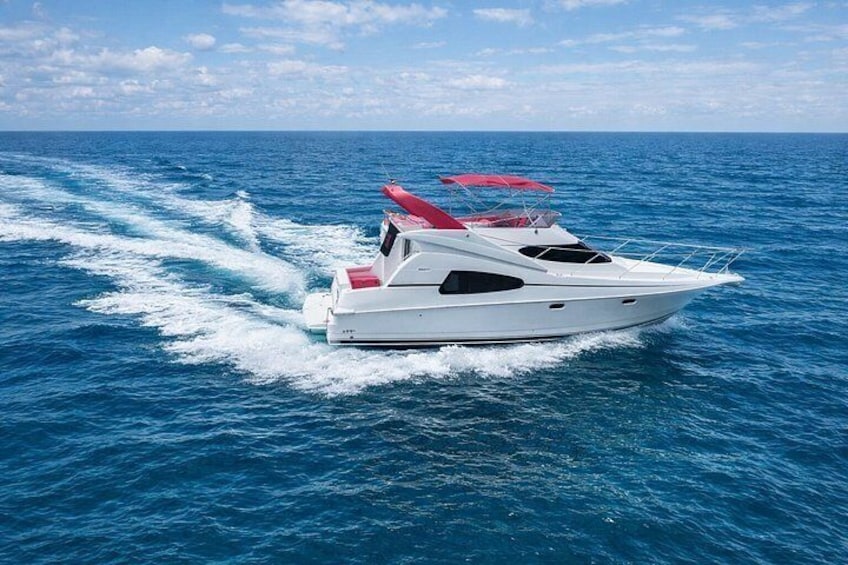 Barbie Pink Miami Yacht Rental 2 Free Jet skis Private Boat 4