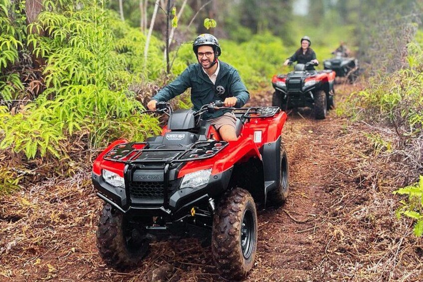 Ohana on the move – all smiles on the Big Island with our family-run ATV tour 2