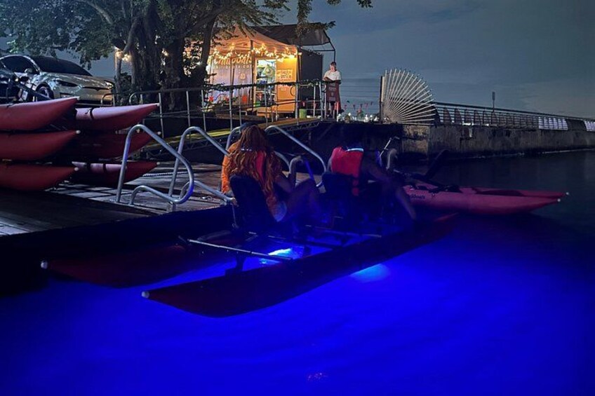Condado Lagoon Night Water Bike Tour in San Juan 5