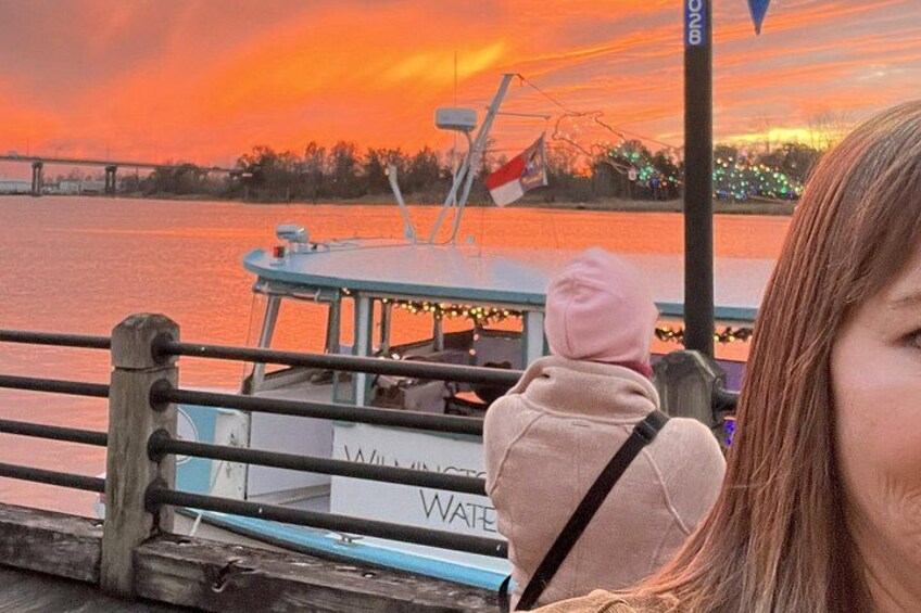 sunset skyscapes onto the river 2