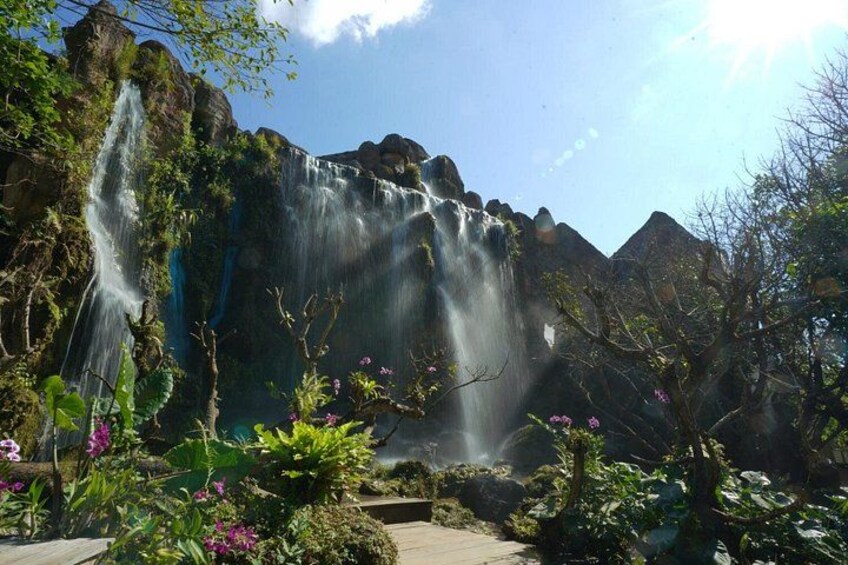 Land of Angels Waterfall-Temple-StickyWaterfall,Thai lunch Buffet 5