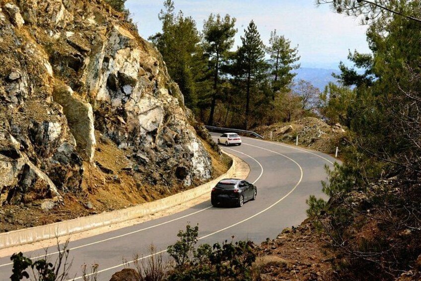 Troodos: Platres, Omodos, Waterfall & Wine from Limassol 5