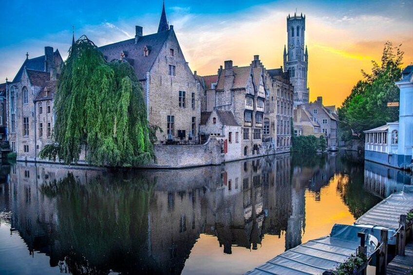 Across Bruges History Equals Fun with chocolate and waffle sample 2