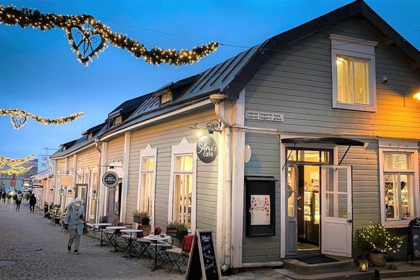 A building with a sign that reads 'Gabriel Hagerup Sæter.' 2