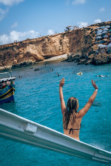 Picture 8 for Activity Malta Boat: Comino Blue Lagoon, Crystal Lagoon, Gozo & Caves 3