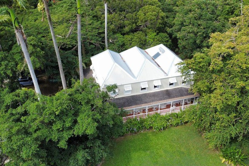 An aerial view of Byde Mill house 1
