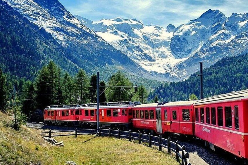 Bernina Express Train and St. Moritz Day Tour from Milan 1