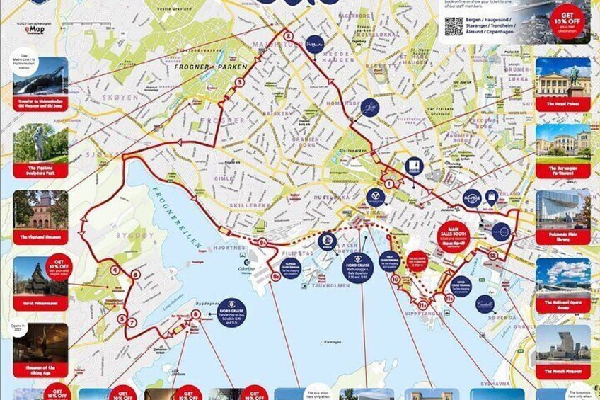 Oslo: 24 hours Hop-On Hop-Off Sightseeing Bus Ticket Gray Line 2