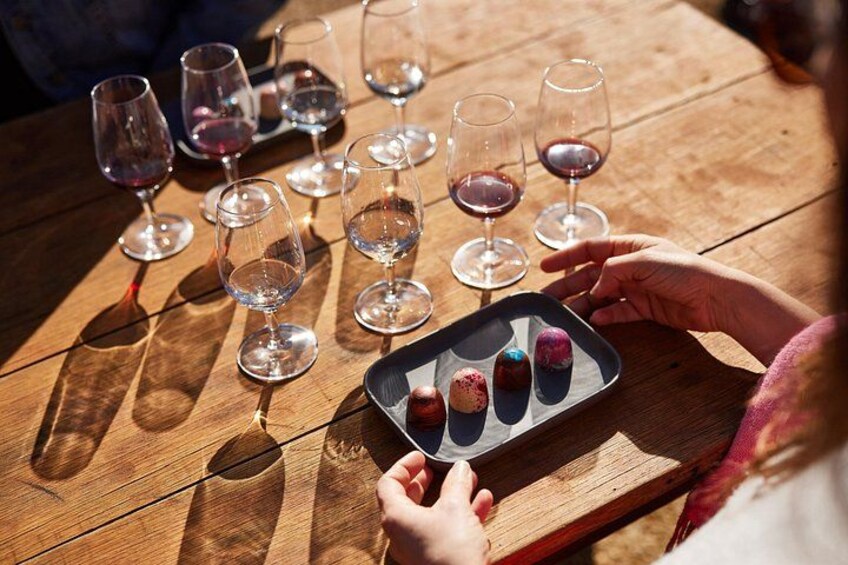 Hand crafted on site they pair perfectly with our wines 3