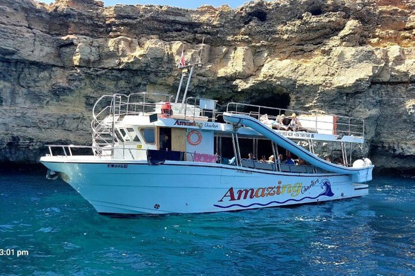 Malta Coastline Cruise: Comino, Blue Lagoon, Crystal Lagoon 3
