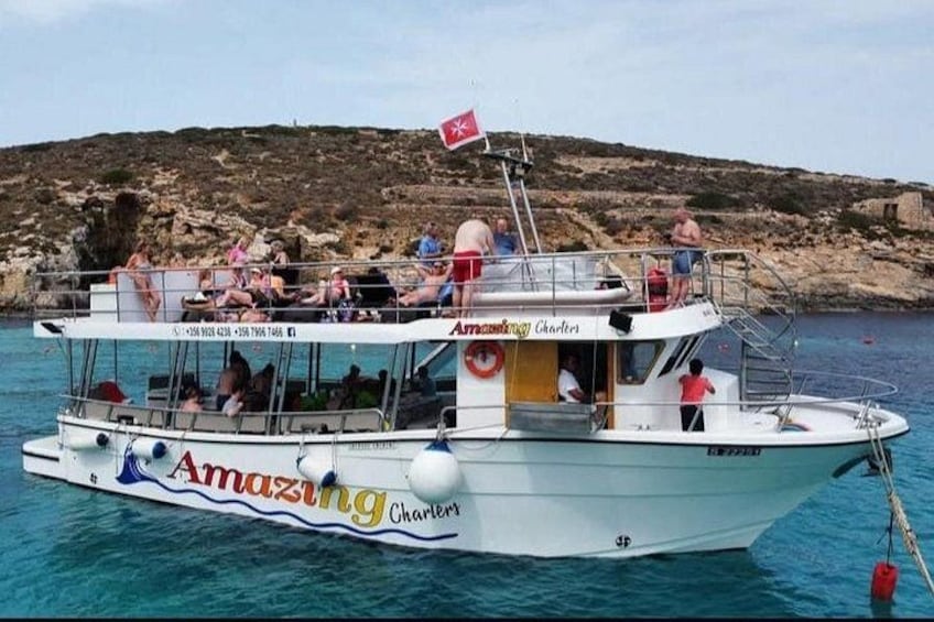 Malta Coastline Cruise: Comino, Blue Lagoon, Crystal Lagoon 2