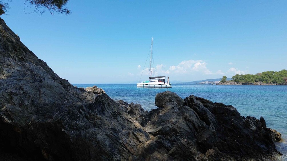 Picture 8 for Activity Sithonia: Private Luxury Catamaran Cruise (3, 5, or 7 Hours) 4