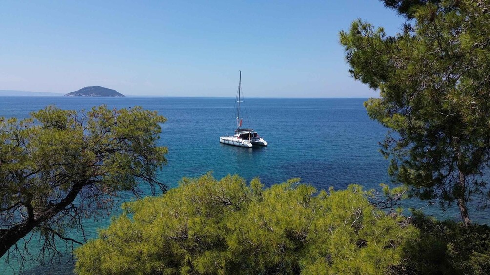 Picture 1 for Activity Sithonia: Private Luxury Catamaran Cruise (3, 5, or 7 Hours) 2