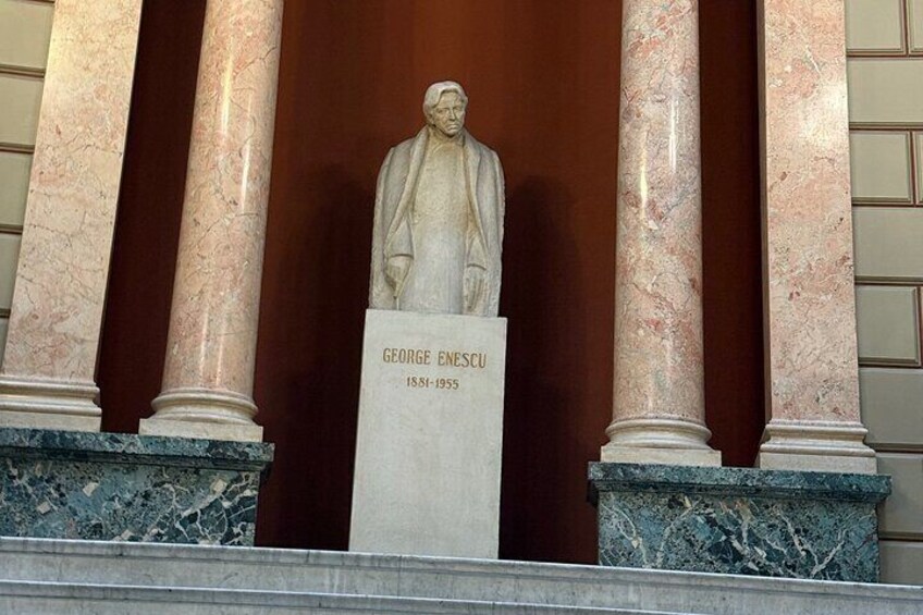 Experience Athenaeum on Private Bucharest Walking Tour 2