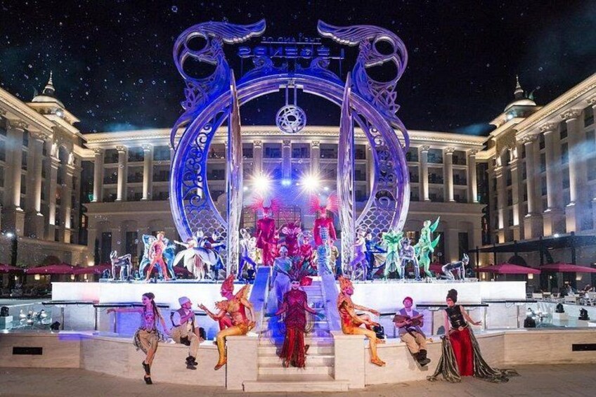 Live performances with music, dance and special effects 2