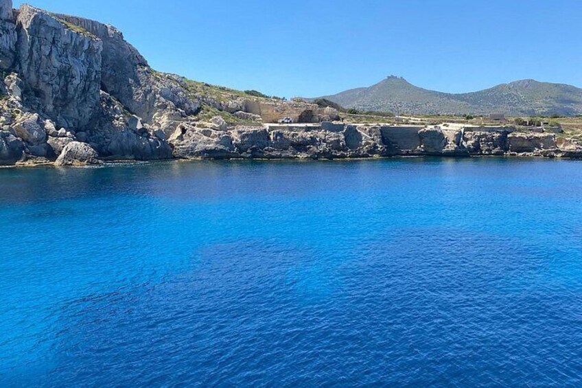 Favignana coast boat tour 5