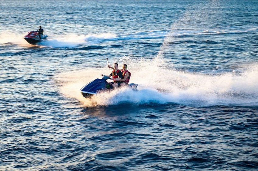 Doha : Explore Doha's coastline on jet ski with View of Skyline 4