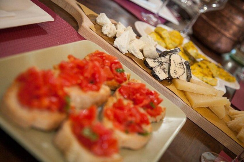 Bruschettas to start 4