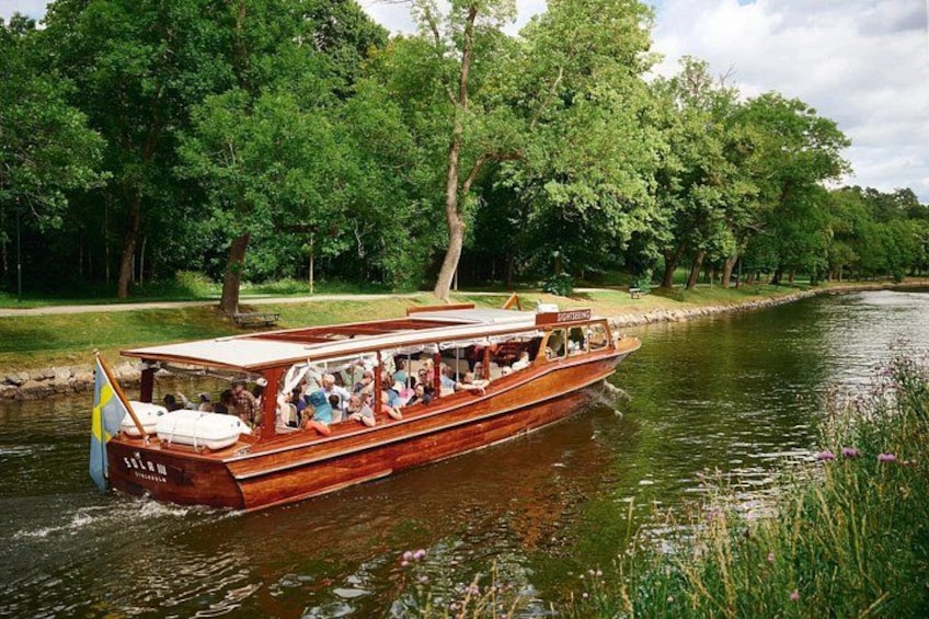 Classic Wooden Boat in the Stockholm Djurgården Canal 4
